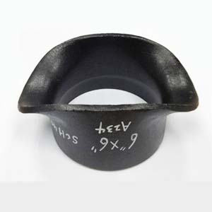 Pipe Saddle, ASME B16.9, ASTM A234 WPB, SCH.40