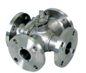 Four Ways Ball Valve, Cast, WCB, 1 Inch, 900 LB