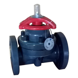 Carbon Steel Diaphragm Valve, UPVC, 2IN, 150#, FF